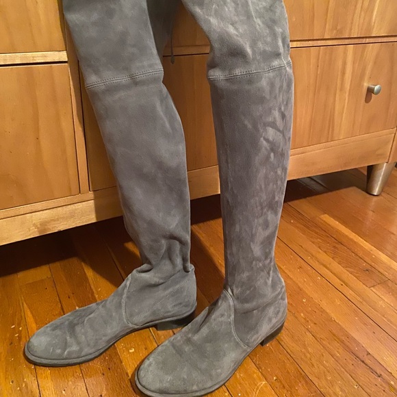 Stuart Weitzman Lowland over the knee suede boots - Picture 1 of 11